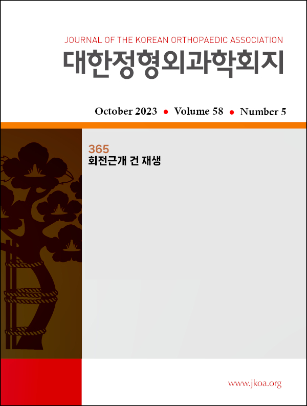 JKOA 2023;58(5):365-373 회전근개 건 재생